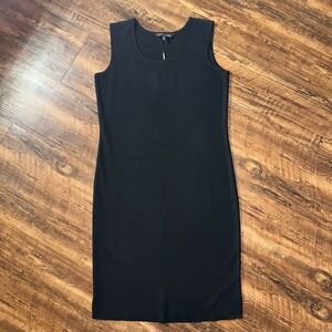 Ming Wang Small Sleeveless Sheath Dress Minimalist Women NEW